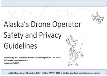 Black and White Alaska Privacy Guidelines for Drones